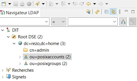 Connexion à une annuaire LDAP