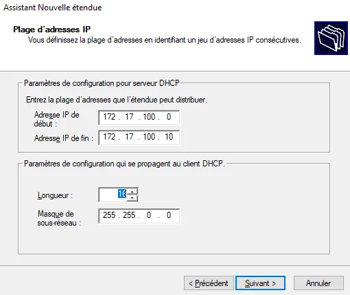 Installation Windows Server 2019