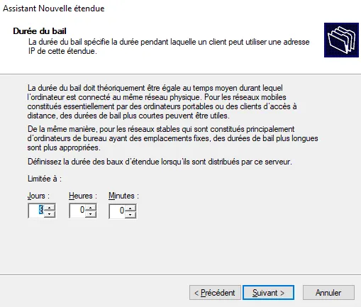 Installation Windows Server 2019
