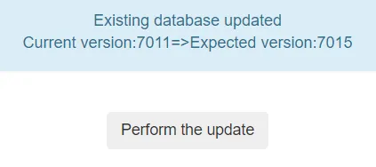 Ecran de configuration