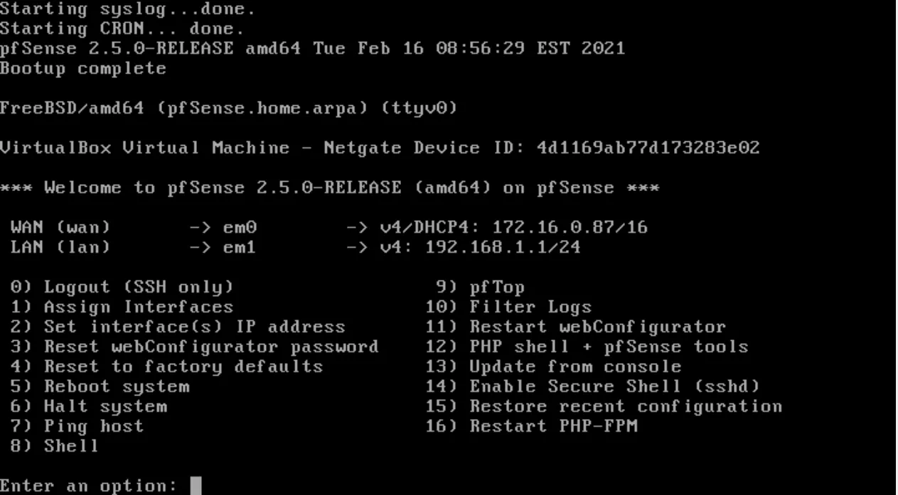 pfsense-menu