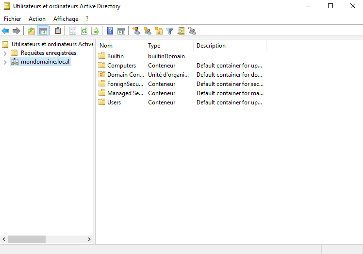 Installation Windows Server 2019