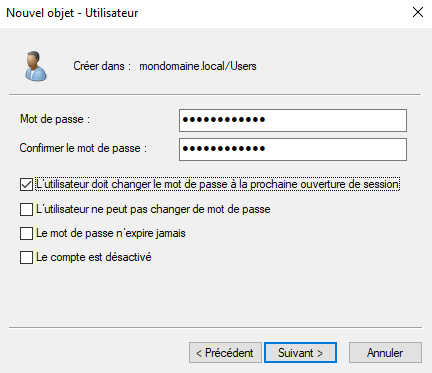 Installation Windows Server 2019