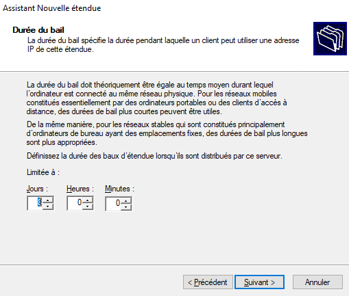 Installation Windows Server 2019