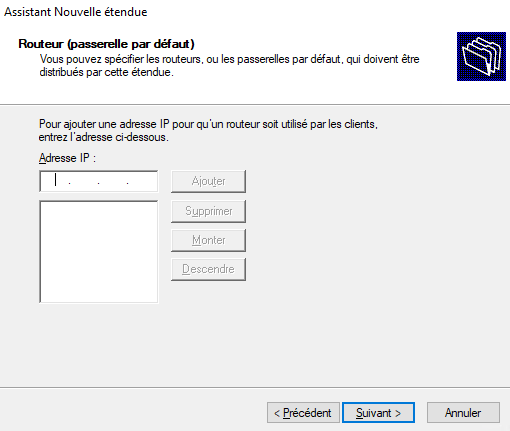 Installation Windows Server 2019