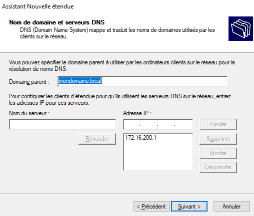 Installation Windows Server 2019