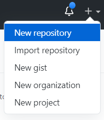 Créer d'un dépôt distant sur Github