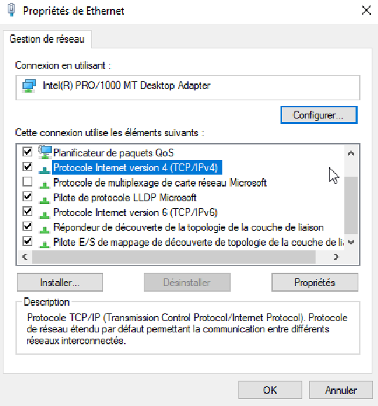Installation Windows Server 2019