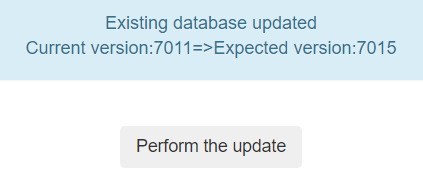 Ecran de configuration