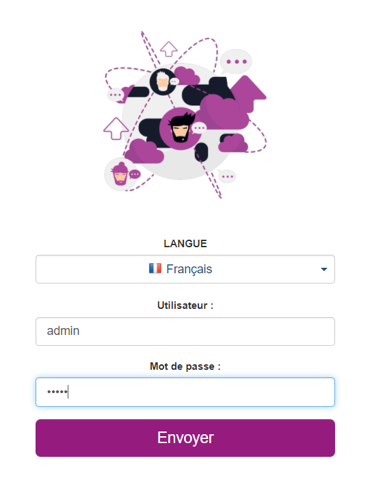 Ecran de configuration